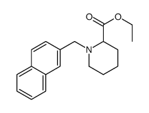 ethyl 1-(naphthalen-2-ylmethyl)piperidine-2-carboxylate结构式
