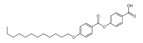 4-(4-dodecoxybenzoyl)oxybenzoic acid Structure