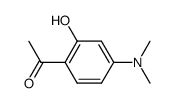 1-[4-(二甲基氨基)-2-羟基苯基]乙酮结构式