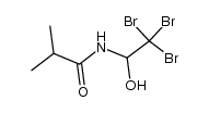 N-(2,2,2-tribromo-1-hydroxy-ethyl)-isobutyramide结构式