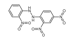 N-(2,4-dinitro-phenyl)-N'-(2-nitro-phenyl)-hydrazine结构式