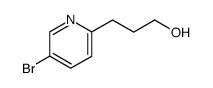 5-bromo-2-(3-hydroxy-propyl)-pyridine Structure