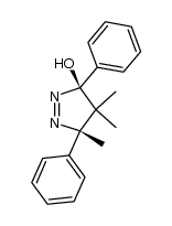 (3S,5S)-4,4,5-trimethyl-3,5-diphenyl-4,5-dihydro-3H-pyrazol-3-ol Structure