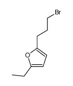 2-(3-bromopropyl)-5-ethylfuran Structure