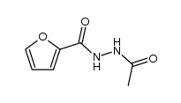 N-acetyl-N1-(furoyl-2)hydrazine结构式