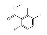 Methyl-6-fluoro-3-iodo-2-methylbenzolate structure