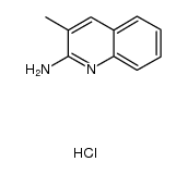 2-氨基-3-甲基喹啉盐酸盐结构式