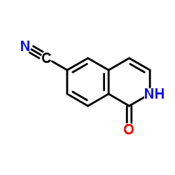 1-Oxo-1,2-dihydro-6-isoquinolinecarbonitrile Structure