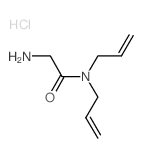N,N-Diallyl-2-aminoacetamide hydrochloride Structure