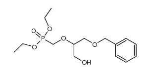 (S)-3-O-Benzyl-2-O-[(diethylphosphonyl)methyl]glycerol结构式