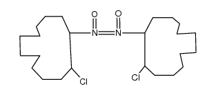(Z)-1,2-bis(2-chlorocyclododecyl)diazene 1,2-dioxide Structure