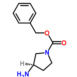 (R)-1-Cbz-3-aminopyrrolidine Structure