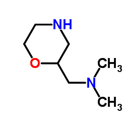 Dimethyl-morpholin-2-ylmethylamine Structure