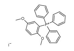(2,5-dimethoxy-phenyl)-triphenyl-phosphonium; iodide Structure