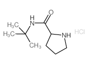 N-(tert-Butyl)-2-pyrrolidinecarboxamide hydrochloride Structure