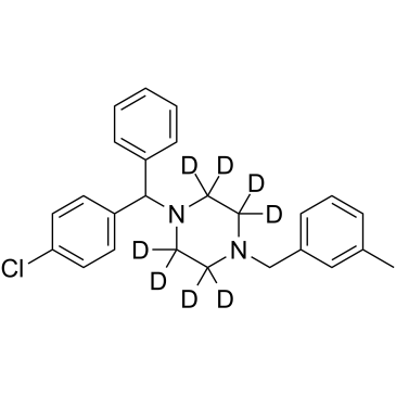 Meclizine D8结构式