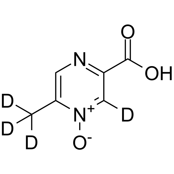 Acipimox-d4 Structure