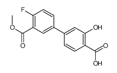 4-(4-fluoro-3-methoxycarbonylphenyl)-2-hydroxybenzoic acid Structure