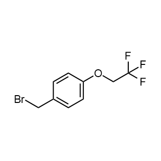 1-(溴甲基)-4-(2,2,2-三氟乙氧基)苯结构式