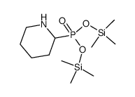 bis(trimethylsilyl) 2-piperidylphosphonate Structure