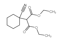 2-(1-氰基环己烷)丙二酸二乙酯结构式