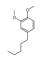 1,2-dimethoxy-4-pentylbenzene Structure