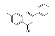 3-hydroxy-3-(4-methylphenyl)-1-phenylpropan-1-one Structure