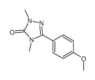 5-(4-methoxyphenyl)-2,4-dimethyl-1,2,4-triazol-3-one Structure