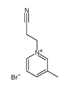1-(2-cyanoethyl)-3-methylpyridin-1-ium bromide结构式