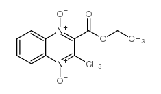 2-(ETHOXYCARBONYL)-3-METHYLQUINOXALINEDIIUM-1,4-DIOLATE Structure