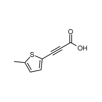 3-(5-甲基噻吩-2-基)丙炔酸结构式