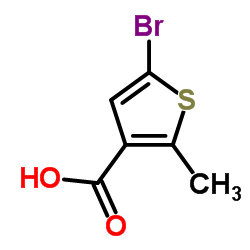 5-溴-2-甲基噻吩-3-羧酸结构式