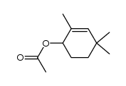 (+/-)-2,4,4-Trimethyl-2-cyclohexenyl acetate Structure