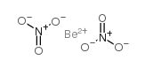 Nitric acid, berylliumsalt (2:1) Structure
