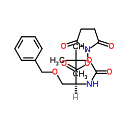 N-(叔丁氧羰基)-O-苄基-L-丝氨酸 N-琥珀酰亚胺酯图片