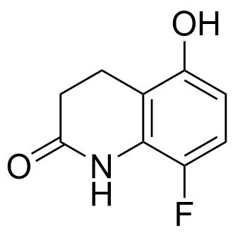 8-氟-5-羟基-3,4-二氢喹啉-2(1H)-酮结构式