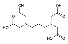 2-[3-[bis(carboxymethyl)amino]propyl-(2-hydroxyethyl)amino]acetic acid Structure