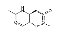 N-[1-nitro-4-oxo-3-(pentan-3-yloxy)butan-2-yl]acetamide Structure