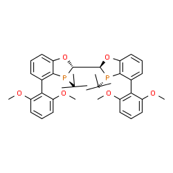 (2S,2'S,3S,3'S)-3,3'-二叔丁基-4,4'-双(2,6-二甲氧基苯基)-2,2',3,3'-四氢-2,2'-二苯并[d][1,3]氧磷杂环戊二烯图片