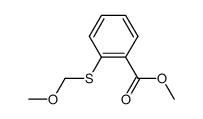 2-[(methoxymethyl)sulfanyl]benzoic acid methyl ester结构式