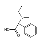 (R)-2-(ethyl(methyl)amino)-2-phenylacetic acid结构式
