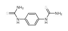 1,4-亚苯基二(硫脲)结构式