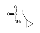 Sulfamide, cyclopropyl- (9CI) Structure