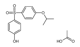 acetic acid,4-(4-propan-2-yloxyphenyl)sulfonylphenol Structure