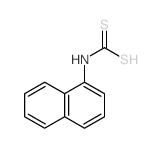 Carbamodithioic acid, 1-naphthalenyl- (9CI)结构式