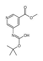 5-(Boc-氨基)烟酸甲酯结构式