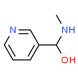 3-Pyridinemethanol,alpha-(methylamino)-(9CI)结构式