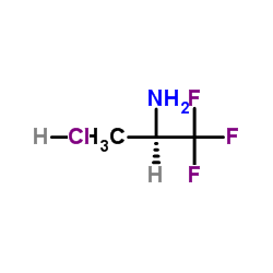 1,1,1-Trifluoro-2-propanamine hydrochloride (1:1) structure