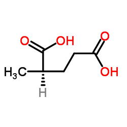 (2R)-2-Methylpentanedioic acid Structure