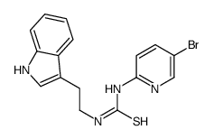 1-(5-bromopyridin-2-yl)-3-[2-(1H-indol-3-yl)ethyl]thiourea Structure